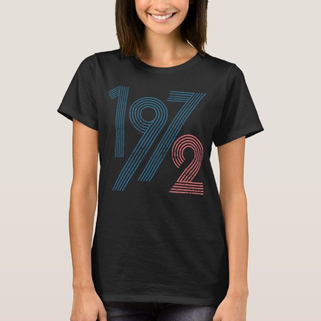 1972 Retro Vintage 70s T-Shirt (Front)