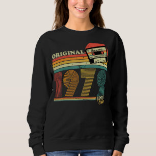 1972 Vintage 50th Birthday Retro  Men Woman Sweatshirt