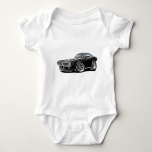 1973-74 Charger Black Car Baby Bodysuit