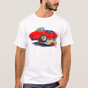 1973-76 Corvette Red Car T-Shirt