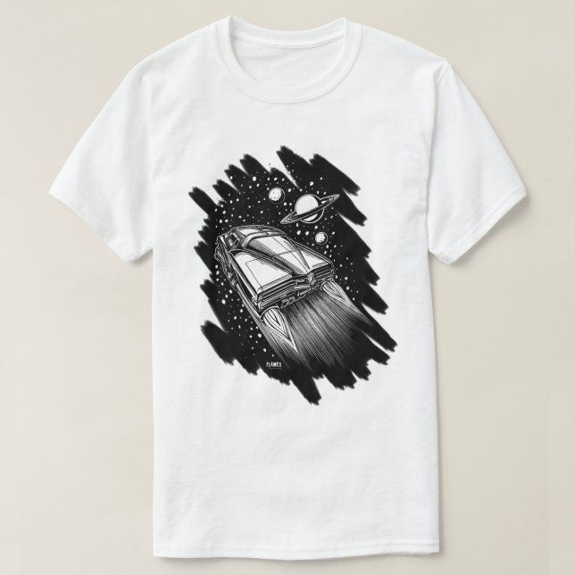 1973 Buick Riviera Boattail Rocket Riviera   T-Shirt (Design Front)