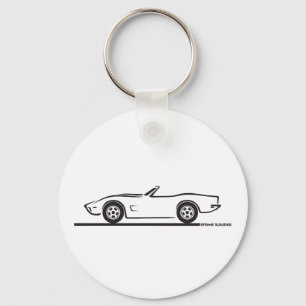 1973 Corvette Convertible Keychain