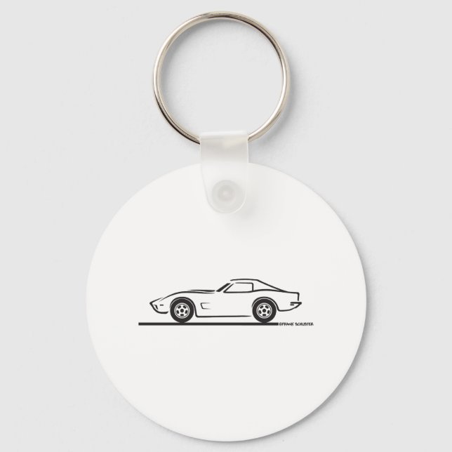 1973 Corvette Keychain (Front)