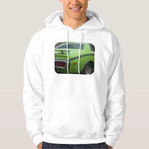 1973 Green Dodge Charger SE Brougham rear quarter Hoodie