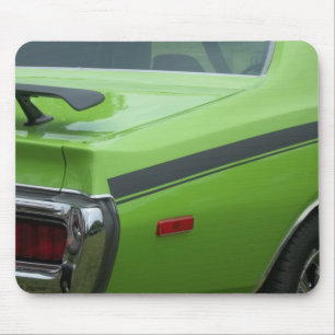 1973 Green Dodge Charger SE Brougham rear quarter Mouse Pad
