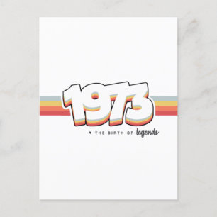 1973 The birth of legends Postcard