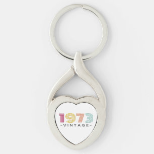 1973 Vintage Colored  Keychain