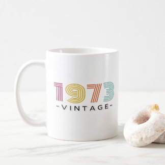 1973 Vintage Coloured  Coffee Mug