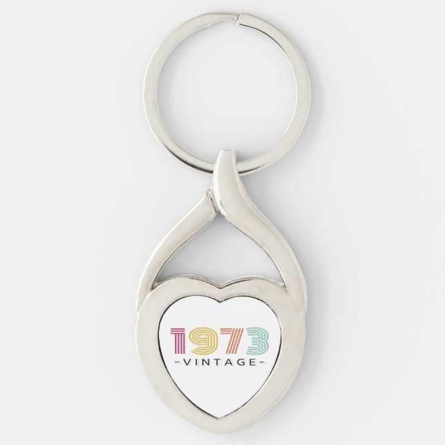 1973 Vintage Coloured  Keychain (Front)
