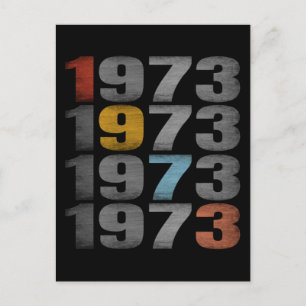 1973 VINTAGE GIFT POSTCARD