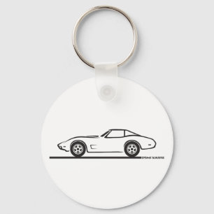 1974 1975 1976 1978 Chevrolet Corvette Hard Top T Keychain