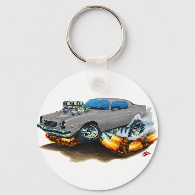 1974-78 Camaro Gray Car Keychain (Front)