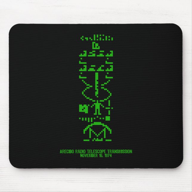 1974 Arecibo Tranmission Mouse Pad (Front)