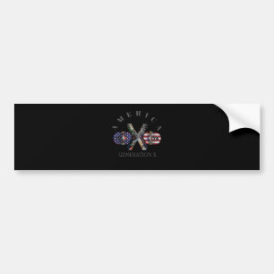 1974 Generation X American Skateboard Bumper Sticker
