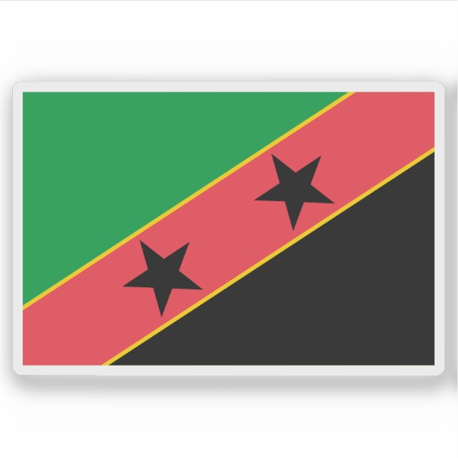 1974 São Tomé and Príncipe flag proposal #8 (Front)