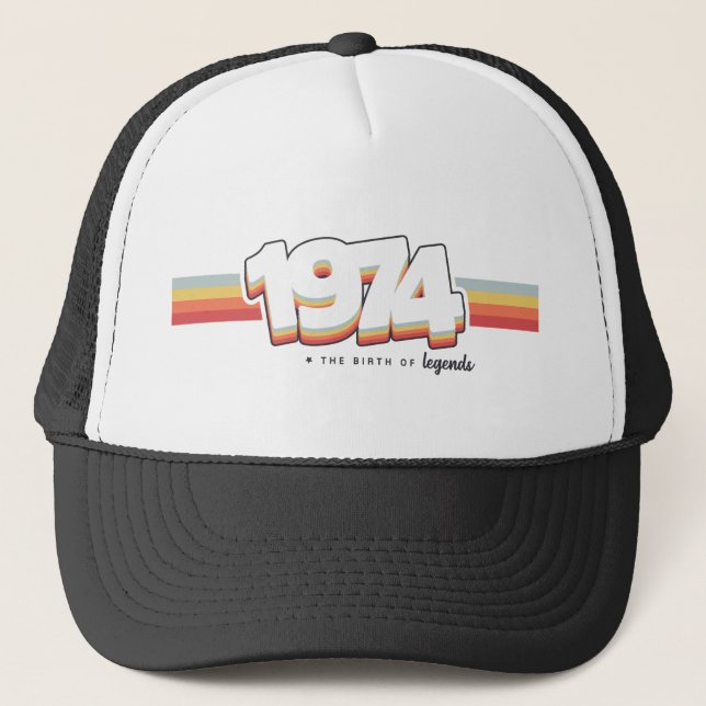1974 The birth of legends Trucker Hat (Front)