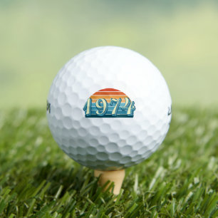 1974 Vintage 50th Birthday Golf Balls