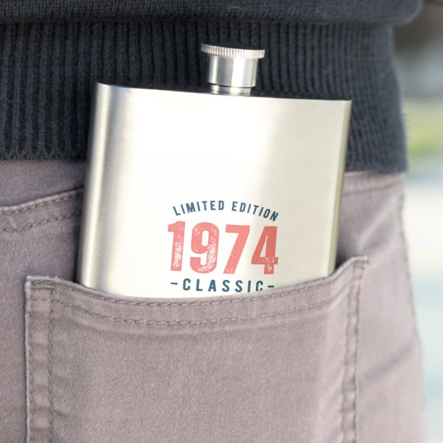 #1974ClassicFlask Hip Flask (In Situ)