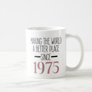 1975 Birthday 50th Years Old Gifts Women Coffee Mug