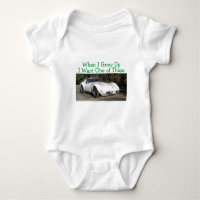 1975 Corvette When I Grow Up Baby T-Shirt