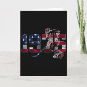 1975 Ice Hockey 50th Birthday  Card