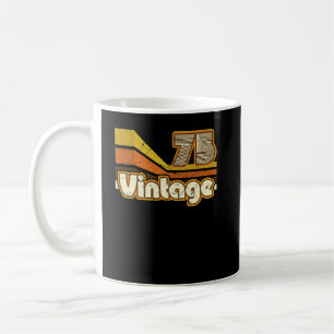 1975 vintage birthday retro for men woman 70s 80s coffee mug