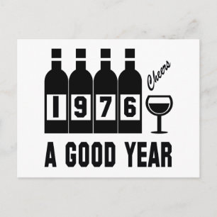 1976 A Good Year Postcard