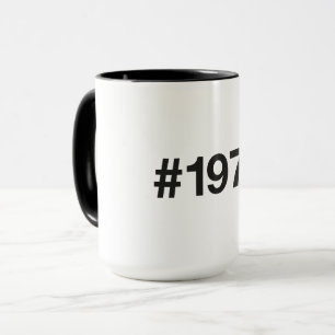 1976 Hashtag 49 Years Birthday Anniversary Mug