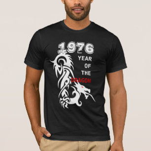 1976 Year of the Dragon Tattoo Tee custom Cohort