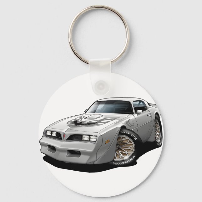 1977-78 Trans Am White Keychain (Front)