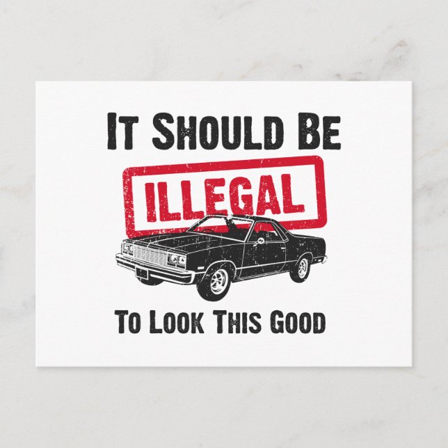 1977 Chevrolet El Camino Postcard (Front)