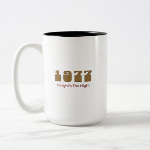 1977 Top Song By Year Two-Tone Coffee Mug
