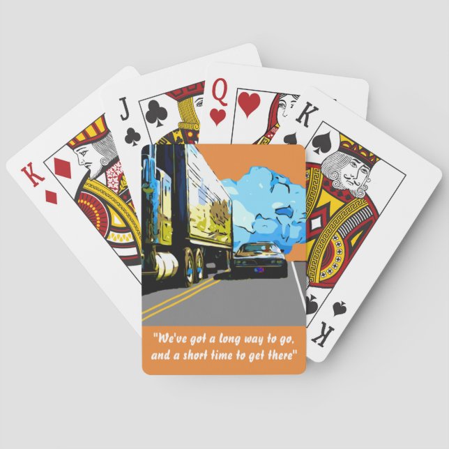 1977 TRANS AM PLAYING CARDS (Back)