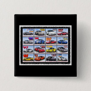 1978-2013 Special Edition Corvette Montage 2 Inch Square Button