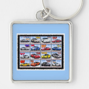 1978-2013 Special Edition Corvette Montage Keychain