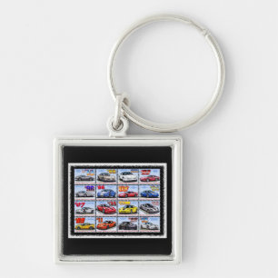 1978-2013 Special Edition Corvette Montage Keychain