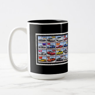 1978-2013 Special Edition Corvette Montage Two-Tone Coffee Mug
