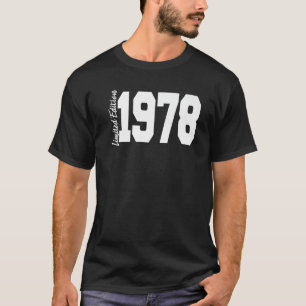 1978 44th Birthday Women Men  1 T-Shirt
