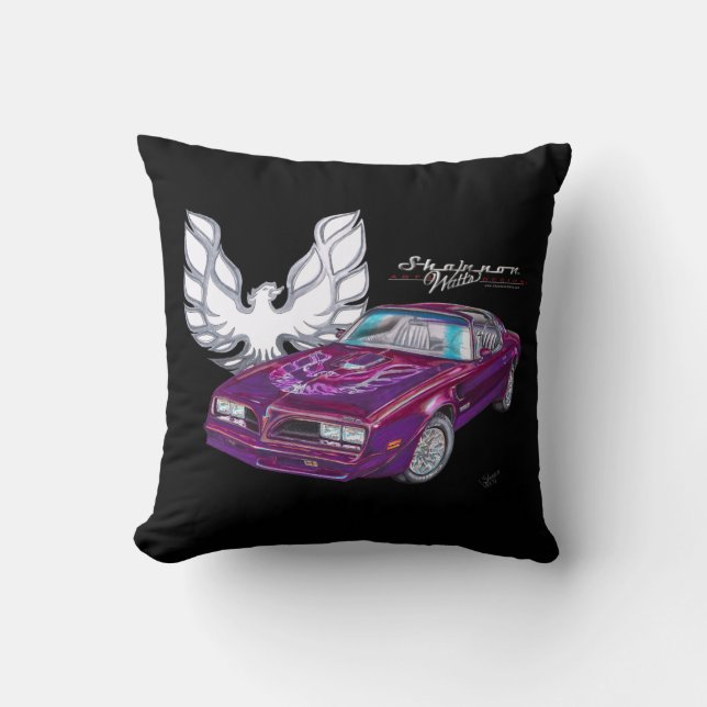 1978 Pontiac Trans Am Firebird Pillow (Front)