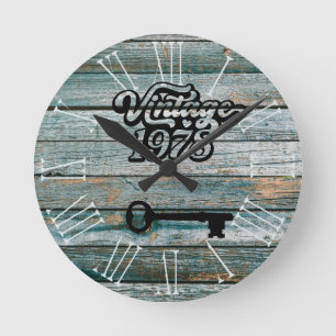 1978 Vintage Acrylic Wall Clock