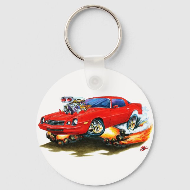 1979-81 Camaro Red Car Keychain (Front)