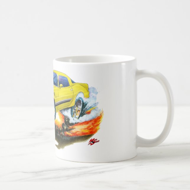 1979-81 Camaro Z28 Yellow-Black Car Coffee Mug (Right)