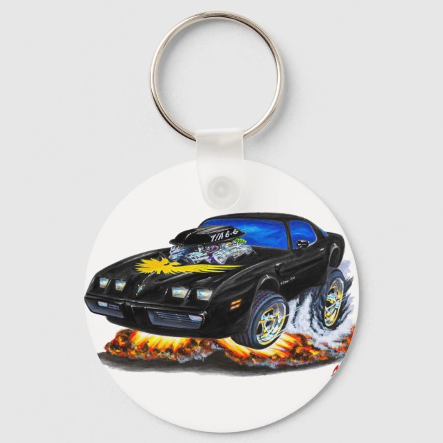1979-81 Trans Am Black Car Keychain (Front)