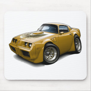 1979-81 Trans Am Gold Car Mouse Pad