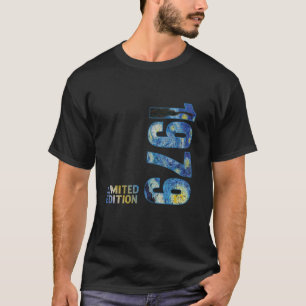 1979 Birthday Vincent Van Gogh Starry Night T-Shirt