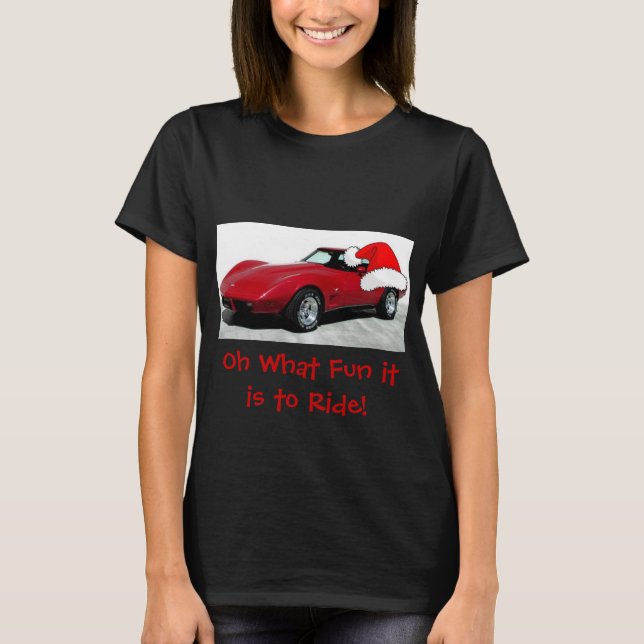 1979 Christmas Red Corvette T-Shirt (Front)