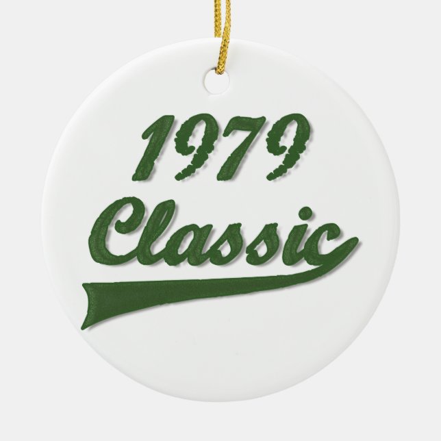 1979 Classic Ceramic Ornament (Front)