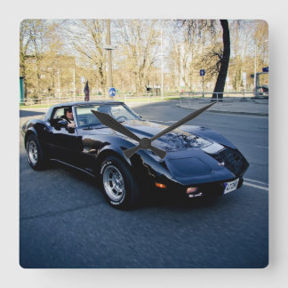 1979 Corvette Classic Sportscar Square Wall Clock