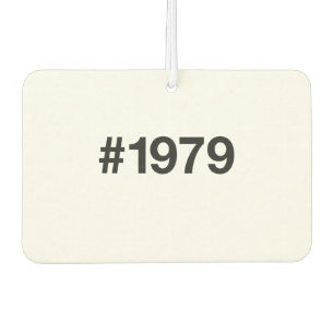 1979 Hashtag 46 Birthday Anniversary Air Freshener