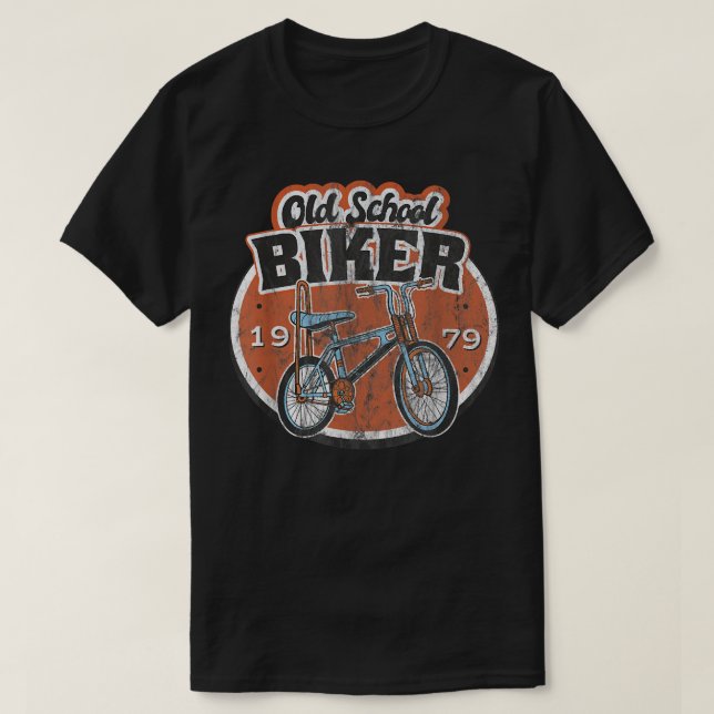 1979 Old School Biker Bonanazarad  T-Shirt (Design Front)